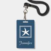 Aquadesign Ausweis (Vorderseite mit Lanyard)