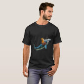Aquadog The Corgi Rides Hammerhead Shark Of Radnes T-Shirt (Vorne ganz)