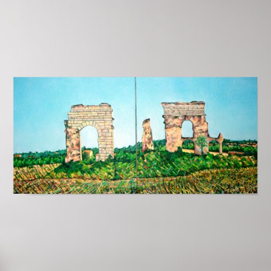 Aquädukt Park View Poster (Vorne)