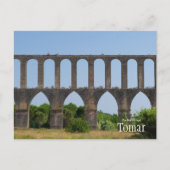 Aquadukt Trek Tomar Portugal Postkarte (Vorderseite)