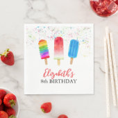 Aquädukte Popsicles Individuelle Name Geburtstag N Serviette (Beispiel)