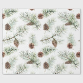 Aquädukte und Pinecones Urlaub Geschenkpapier (Flach)