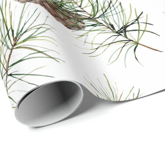 Aquädukte und Pinecones Urlaub Geschenkpapier (Rolleneckpunkt)