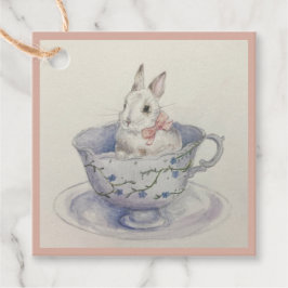 Aquäduktion Bunny im Tessin | Whimsical Square-Ges Geschenkanhänger