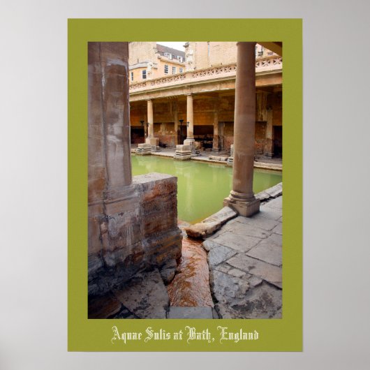 Aquae Sulis in Bath England Poster (Vorne)