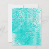 'Aquafoam' Abstrakt Einladung (Rückseite)