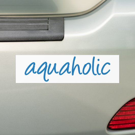 aquaholic 1 autoaufkleber (Auf Auto)