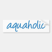 aquaholic 1 autoaufkleber (Vorne)