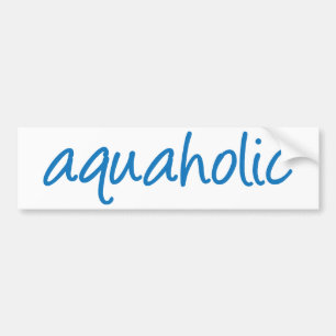 aquaholic 1 autoaufkleber