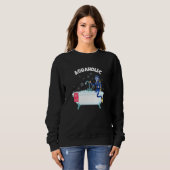 Aquaholic Diver Scuba Diving Ocean Unterwasser Sweatshirt (Vorne ganz)
