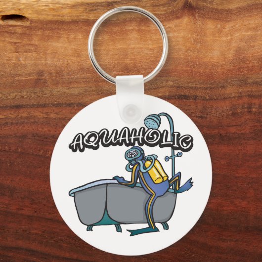 Aquaholic SCUBA Schlüsselanhänger (Vorderseite)