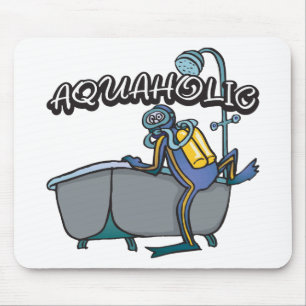Aquaholic UNTERWASSERATEMGERÄT Mousepad