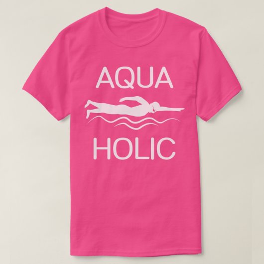 Aquaholisch T-Shirt (Design vorne)