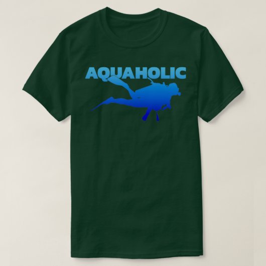 Aquaholisch T-Shirt (Design vorne)
