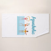 Aquaholische Aquädukte Badehandtuch (Badehandtuch)