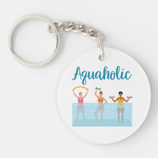 Aquaholische Aquädukte Schlüsselanhänger (Vorderseite)