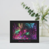 Aquakultur Pflanze Postkarte (Stehend Vorderseite)