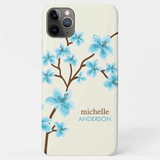 Aquakulturblütenbaum Case-Mate iPhone Hülle (Rückseite)