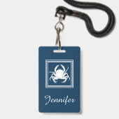 Aquakulturdesign Ausweis (Vorderseite mit Lanyard)