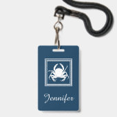 Aquakulturdesign Ausweis (Rückseite mit Lanyard)