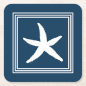 Aquakulturdesign Rechteckiger Pappuntersetzer (Vorderseite)