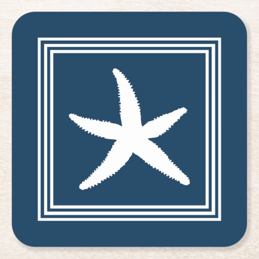 Aquakulturdesign Rechteckiger Pappuntersetzer (Vorderseite)