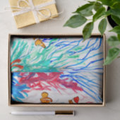 Aquakulturfisch Meer Niedliches Meer Seidenpapier (Geschenk)