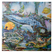 Aquakulturfliese Fliese (Vorderseite)