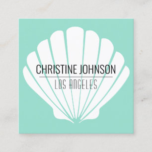 Aquakulturkarte Quadratische Visitenkarte