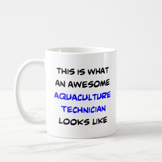 Aquakulturtechniker, phantastisch kaffeetasse (Links)