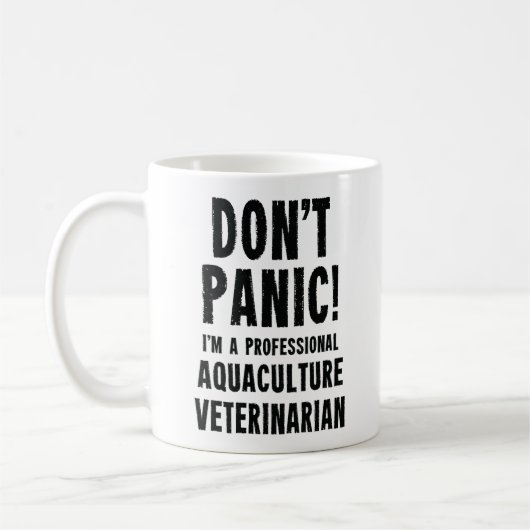 Aquakulturveterinär Kaffeetasse (Links)