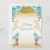 Aqual Aquamarin Türkis1 Charra Mis Ruhige Einladun Einladung (Rückseite)