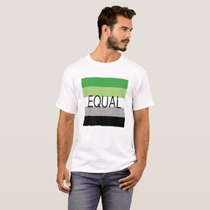 ÄQUAL Aromantische Flagge T-Shirt