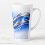 Aqualume Flow Shirt – Blaue Silberwelle Energie De Milchtasse (Rechts)