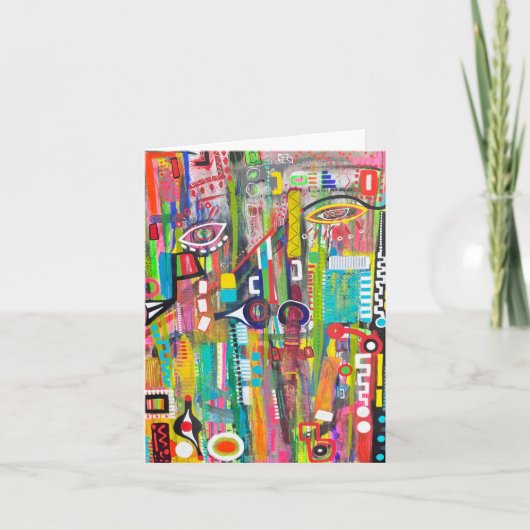 Aqualung Blank Note Card Dankeskarte (Vorderseite)