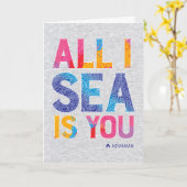 Aquaman | "Alles, was ich Sea Is You" farbenfroh P Karte (Gelbe Blume)