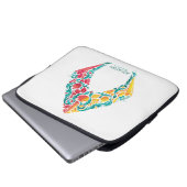 Aquaman | Aquaman & Mera Themed Seashell Logo Laptopschutzhülle (Vorne Knopf)