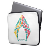 Aquaman | Aquaman & Mera Themed Seashell Logo Laptopschutzhülle (Vorderseite Links)