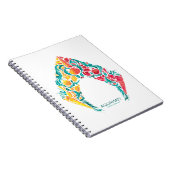 Aquaman | Aquaman & Mera Themed Seashell Logo Notizblock (Rechte Seite)