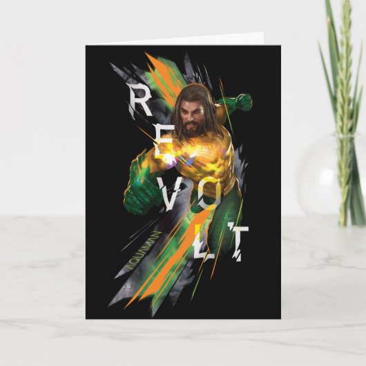 Aquaman | Aquaman "Revolt" Refrakted Graphic Karte (Vorderseite)