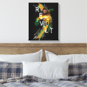 Aquaman | Aquaman "Revolt" Refrakted Graphic Leinwanddruck (Insitu (Schlafzimmer))