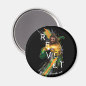 Aquaman | Aquaman "Revolt" Refrakted Graphic Magnet (Vorderseite/Rückseite)