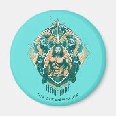 Aquaman | Aquaman & Trenchers Graphic Magnet (Vorne)