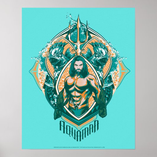 Aquaman | Aquaman & Trenchers Graphic Poster (Vorne)