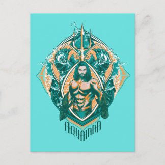 Aquaman | Aquaman & Trenchers Graphic Postkarte