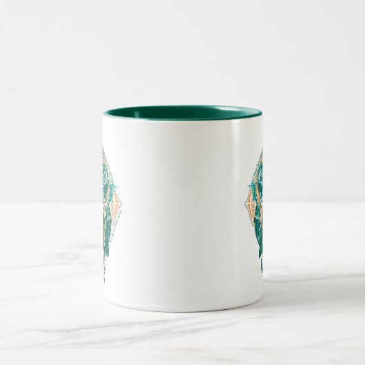 Aquaman | Aquaman & Trenchers Graphic Zweifarbige Tasse (Mittel)
