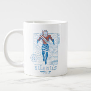 Aquaman - Atlantis Surf Club Jumbo-Tasse