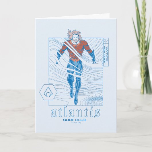 Aquaman - Atlantis Surf Club Karte (Vorderseite)