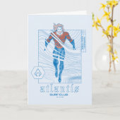 Aquaman - Atlantis Surf Club Karte (Gelbe Blume)