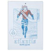 Aquaman - Atlantis Surf Club Klemmbrett (Rückseite)